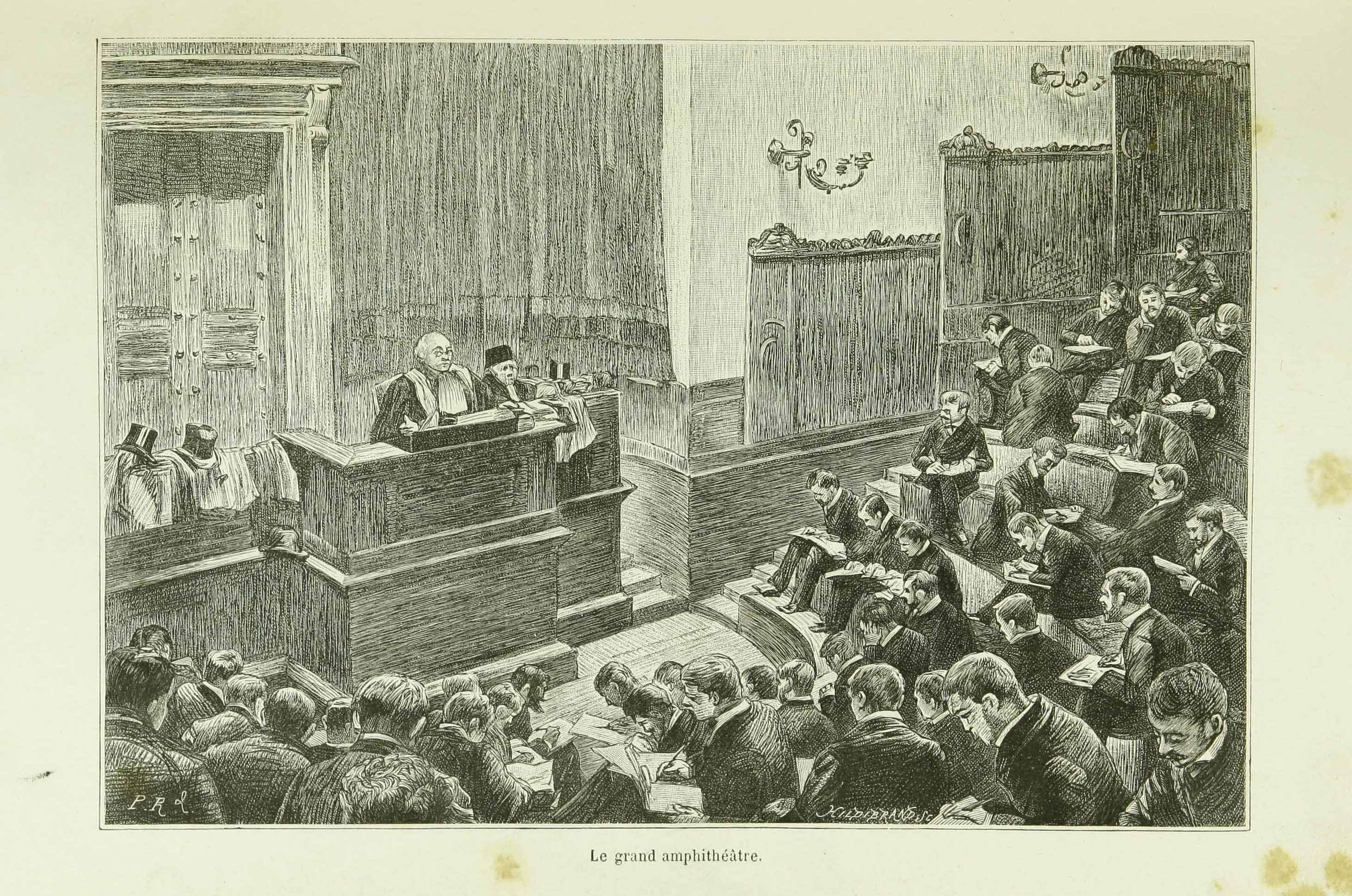 Gravure amphithéâtre « Nos grandes écoles », 11.259_0011