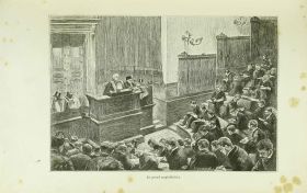 <p style=padding: 1.5em><em>Source Bibliothèque Cujas, cote 11.259</em><br></p>
<strong>
Dieser Kupferstich aus dem Jahr 1888 zeigt eine Unterrichtsatmosphäre, wie man sie sich in Frankreich noch 1914, vor der Zeit des Kriegsausbruchs, vorstellen kann.</strong>