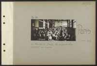 <em>Source: La contemporaine collection, class. no VAL 354/046.</em></br></br>
<strong>Photographic report carried out by the geographical service of the armies on the Paris Faculty of Law for the publication of illustrations in the book directed by Émile Durkheim on the university life in Paris. </strong>