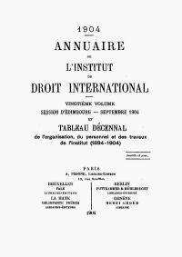 <em>Source gallica.bnf.fr / Bibliothèque nationale de France.</em></br>Document numérisé <a href="/notice-biographique-dalexandre-merignhac-annuaire-de-linstitut-de-droit-international-20e-vol-1904/" target="blank" rel="noopener">consultable ici</a>.</br>
</br>
<strong>Alexandre Mérignhac devient membre de l’Institut de droit international en 1904.</strong>