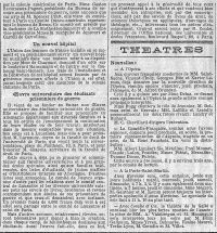 <p style=padding: 1.5 em><em>Source: gallica.bnf.fr / Bibliothèque nationale de France.</em></p>
</br>
<strong><em>Œuvre universitaire des étudiants prisonniers de guerre</em> was definitively constituted on December 19, 1915, and was organized as follows: the Paris committee received from the Swiss the lists of requests for books collected in the German camps, and sent these books to the Swiss committees, which were responsible for forwarding them to the prisoners. To ensure this mission, an appeal for donations, in the form of subscriptions or book shipments, was launched to support the association. We find an example here.</strong>