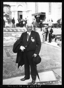 <em>Source gallica.bnf.fr / National Library of France</em>
<br><br>
<strong>Charles Jacquier was dean of the Catholic Faculty of Law of Lyon from 1906 to 1928. During the war, he was the faculty's leading spokesperson, giving public lectures on various topics related to the conflict and investing himself in various relief efforts.</strong>