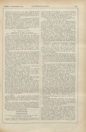 <em>Source bibliothèque Cujas, cote 9.809</em>
<br><br>
<strong>Après encore d'autres échanges via la presse, Joseph Rambaud publie une ultime réponse dans <em>L’économiste français</em>. Il y maintient fermement sa thèse : selon lui, seule la loi de l’offre et de la demande permet d’expliquer les variations des taux de change.</strong>.